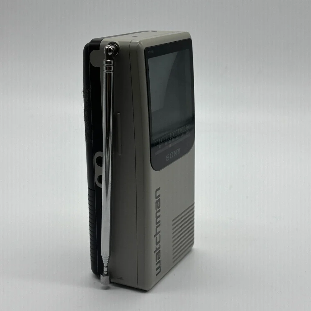 Vintage Sony Watchman FD-230 Portable Black & White TV For Parts Repair